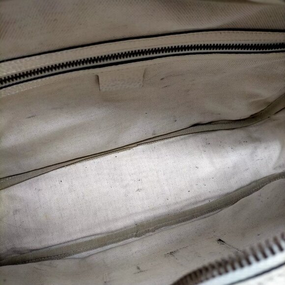 Gucci Shoulder Bag Sherry Line White Leather - Picture 8 of 9